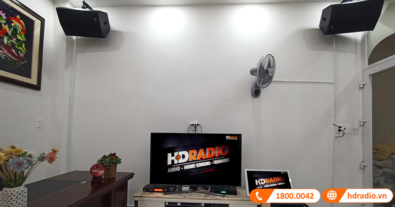 Lắp dàn karaoke Chất Lượng trị giá hơn 73 triệu đồng cho chị Lan ở Quận 5, TP.Hồ Chí Minh (Wharfedale Sigma X12, sub Polk Audio HTS10, Neko DK1000, JKaudio H2600, VietK Plus 6TB, VietK 22inch)