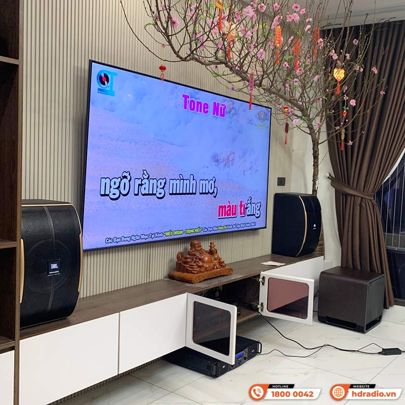 Lắp đặt dàn Karaoke Gia Đình Chính Hãng Chất Lượng trị giá gần 45 triệu đồng cho chị Nga ở Hoàng Mai, Hà Nội
