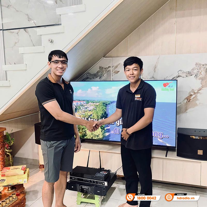 Dàn karaoke gia đình KHD41 của gia đình chị Ngân ở Quận Bình Tân, Hồ Chí Minh