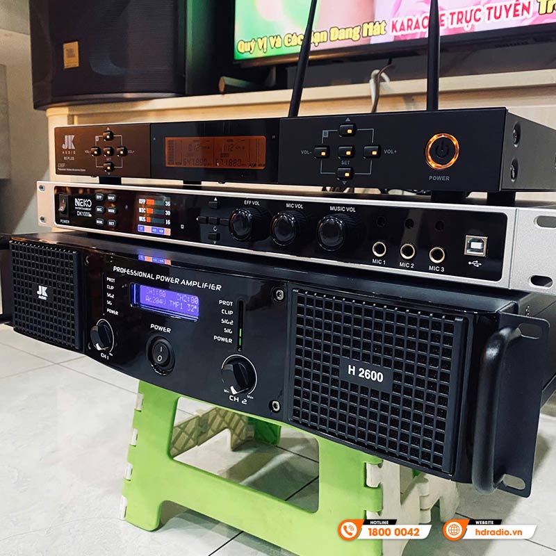 Dàn karaoke gia đình KHD41 của gia đình chị Ngân ở Quận Bình Tân, Hồ Chí Minh