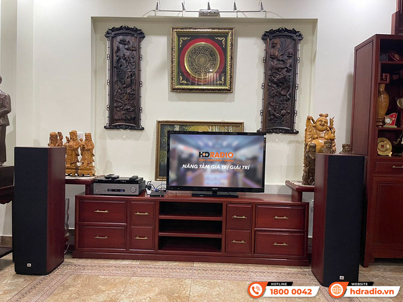 Lắp đặt Dàn nghe nhạc JBL NN38 cho chú Miện ở Từ Sơn, Bắc Ninh