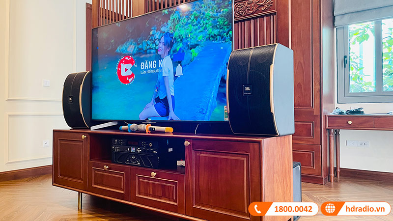 Lap dan karaoke chat luong chi gan 48 trieu dong cho chu Tai o Long Bien, Ha Noi