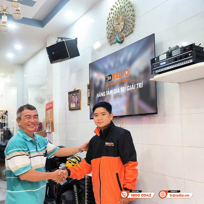 Dàn karaoke JBL gia đình GD07 của chú Thành ở Quận 8, TP.Hồ Chí Minh