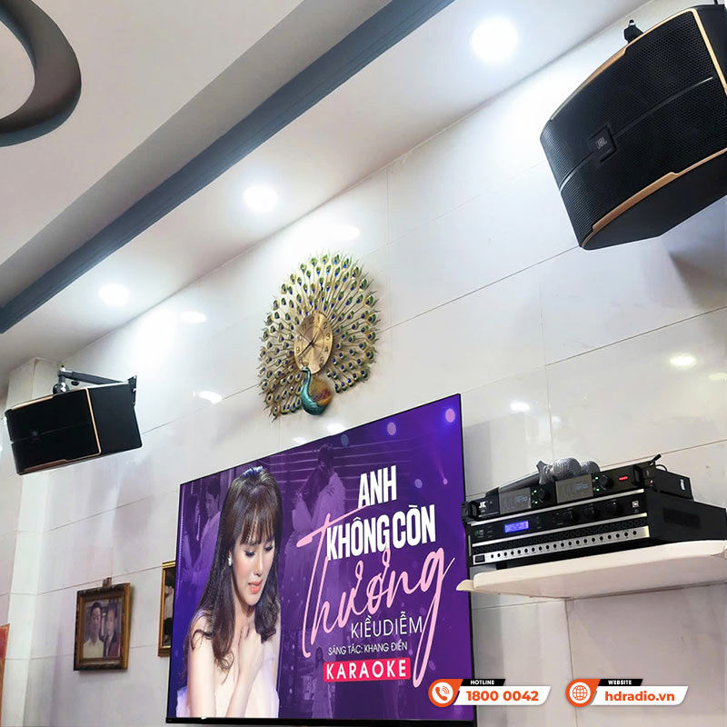 Dàn karaoke JBL gia đình GD07 của chú Thành ở Quận 8, TP.Hồ Chí Minh