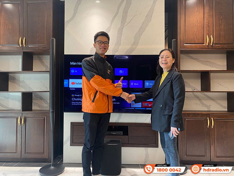 Dàn loa nghe nhạc, xem phim Harman Kardon Radiance 2400 của cô Linh ở Hà Nội