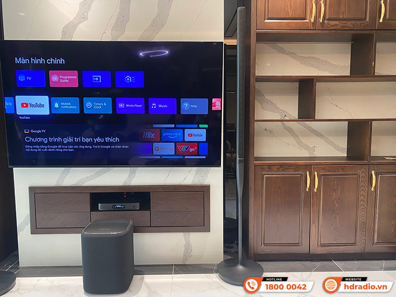 Dàn loa nghe nhạc, xem phim Harman Kardon Radiance 2400 của cô Linh ở Hà Nội