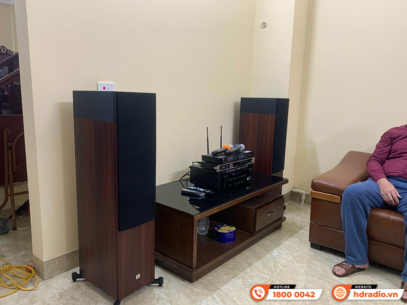 Lắp đặt Dàn nghe nhạc và hát karaoke cực hay trị giá gần 42 triệu đồng cho cô Lương ở Thanh Trì, Hà Nội