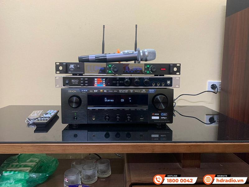 Lắp đặt Dàn nghe nhạc và hát karaoke cực hay trị giá gần 42 triệu đồng cho cô Lương ở Thanh Trì, Hà Nội