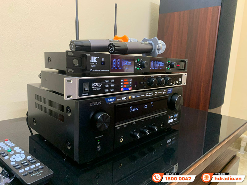 Lắp đặt Dàn nghe nhạc và hát karaoke cực hay trị giá gần 42 triệu đồng cho cô Lương ở Thanh Trì, Hà Nội