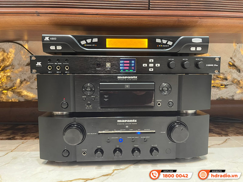 Dàn nghe nhạc và hát karaoke của cô Trang ở Thái Nguyên