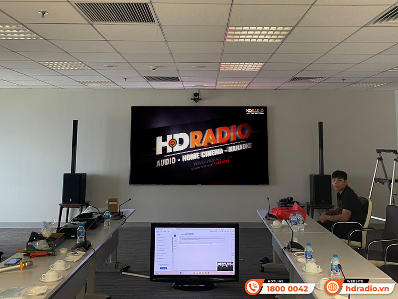 Hệ thống trình chiếu của Công ty CP Ứng Dụng Khoa Học Và Công Nghệ - MITEC