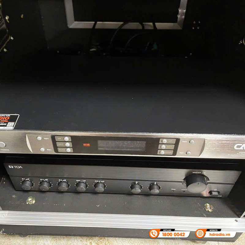 Dàn âm thanh phòng họp tại UBND xã Mai Lâm, Hà Nội