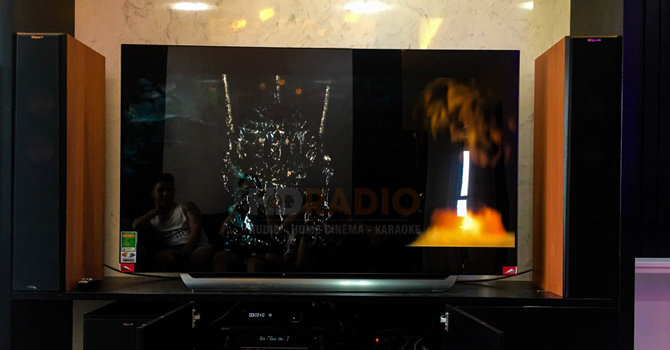 Lắp dàn âm thanh xem phim, nghe nhạc cho anh Oanh