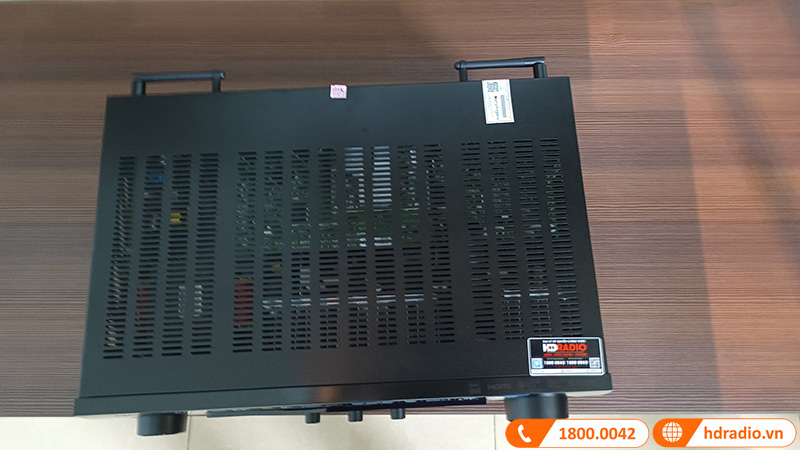 Ảnh thực tế amply Denon DRA-800H tại công trình dàn nghe nhạc của chị Ny ở quận Gò Vấp, Hồ Chí Minh