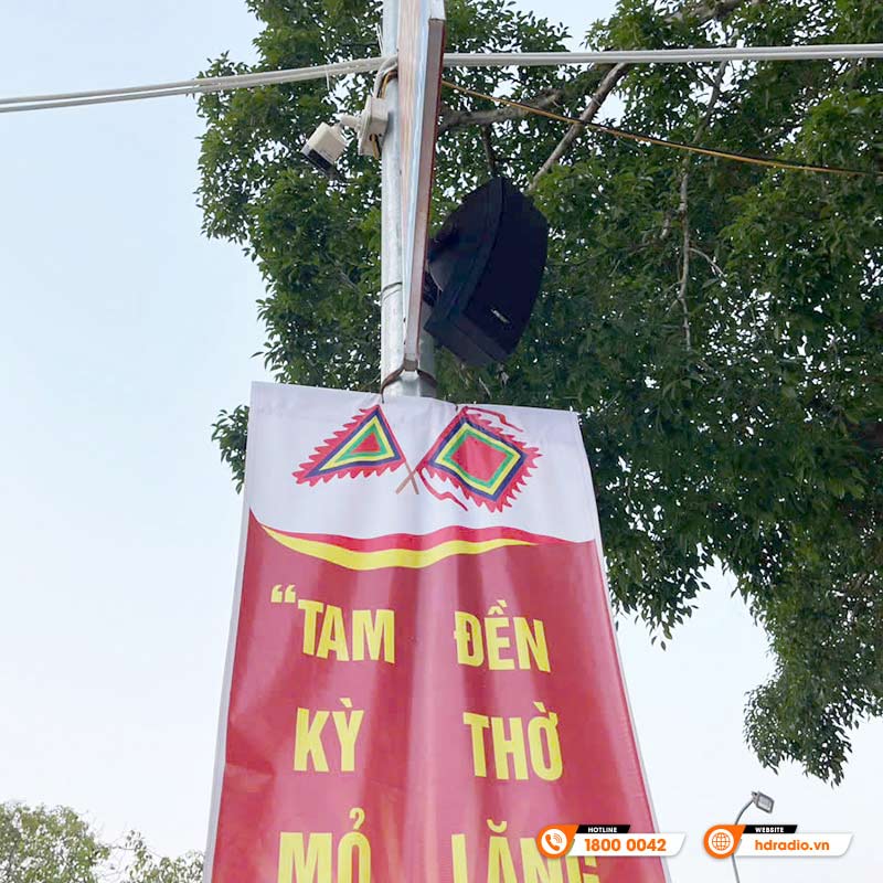 Hệ thống âm thanh thông báo tại đền Ông Hoàng Mười ở Nghệ An Hệ thống âm thanh thông báo tại đền Ông Hoàng Mười ở Nghệ An