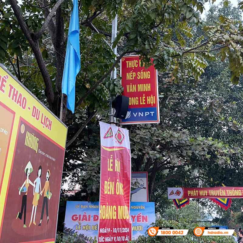 Hệ thống âm thanh thông báo tại đền Ông Hoàng Mười ở Nghệ An Hệ thống âm thanh thông báo tại đền Ông Hoàng Mười ở Nghệ An