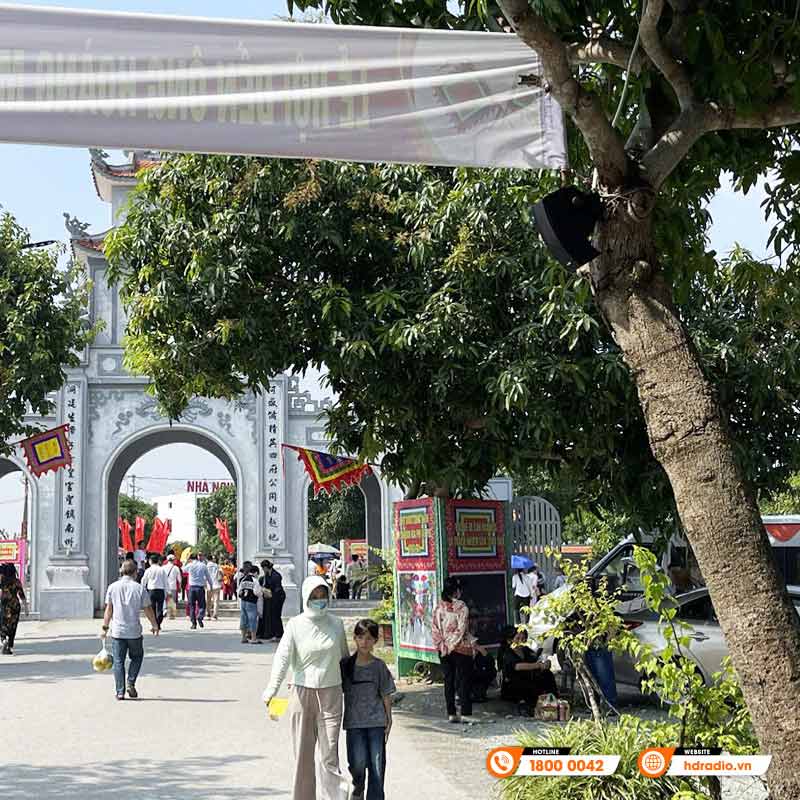 Hệ thống âm thanh thông báo tại đền Ông Hoàng Mười ở Nghệ An Hệ thống âm thanh thông báo tại đền Ông Hoàng Mười ở Nghệ An