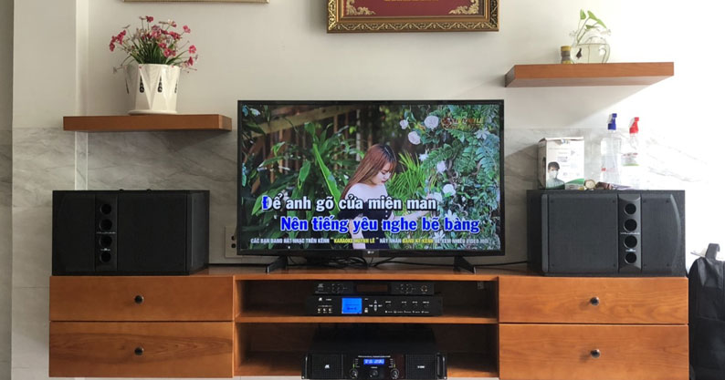 Lắp dàn karaoke anh An ở Quận 12, Tp Hồ Chí Minh (Wharfedale 5090, JKAudio H2600, JKaudio X8000, JKAudio B5 Plus)