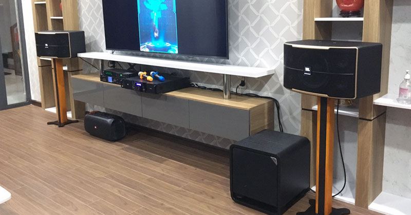 Lắp dàn karaoke anh Phúc Quận 8, Hồ Chí Minh (Pasion 10, đẩy JKaudio H2400, JK B3 Plus, Polk Audio HTS10, JKaudio X8000)