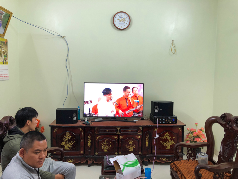 Lắp dàn karaoke cho anh Tùng Ngã Tư Trôi, Hoài Đức, Hà nội