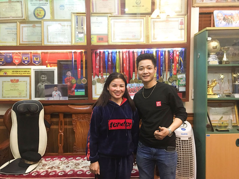 Lắp dàn karaoke gia đình cầu thủ Quang Hải, Đông Anh, Hà Nội