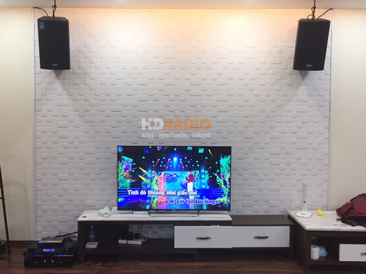 Lắp dàn karaoke gia đình cực hay cho anh Duy tại Trường Chinh, Hà Nội