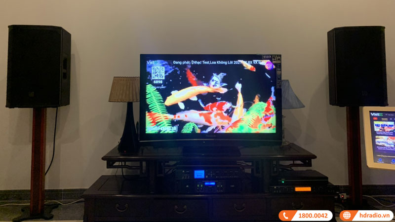 Lắp dàn karaoke hơn 71 triệu cho anh Sơn ở Bình Tân, Hồ chí Minh (Loa Electro Voice EKX12 SAB, Đẩy JK H4800, Vang JK X8000, Mic JK B9)