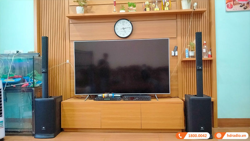 Lắp dàn karaoke hơn 84tr anh Nghĩa ở Biên Hoà Đồng Nai (column  array JBL Eon One MK2, Vang JK X8000, Micro JK B9)