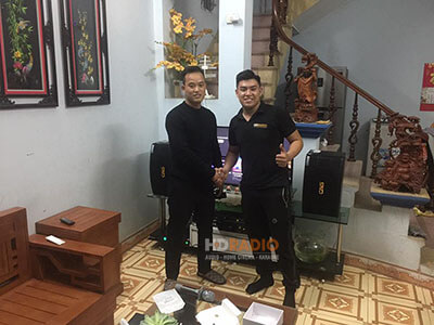 Lắp đặt dàn karaoke cho gia đình Anh Dũng, tại Thường Tín, Hà Nội