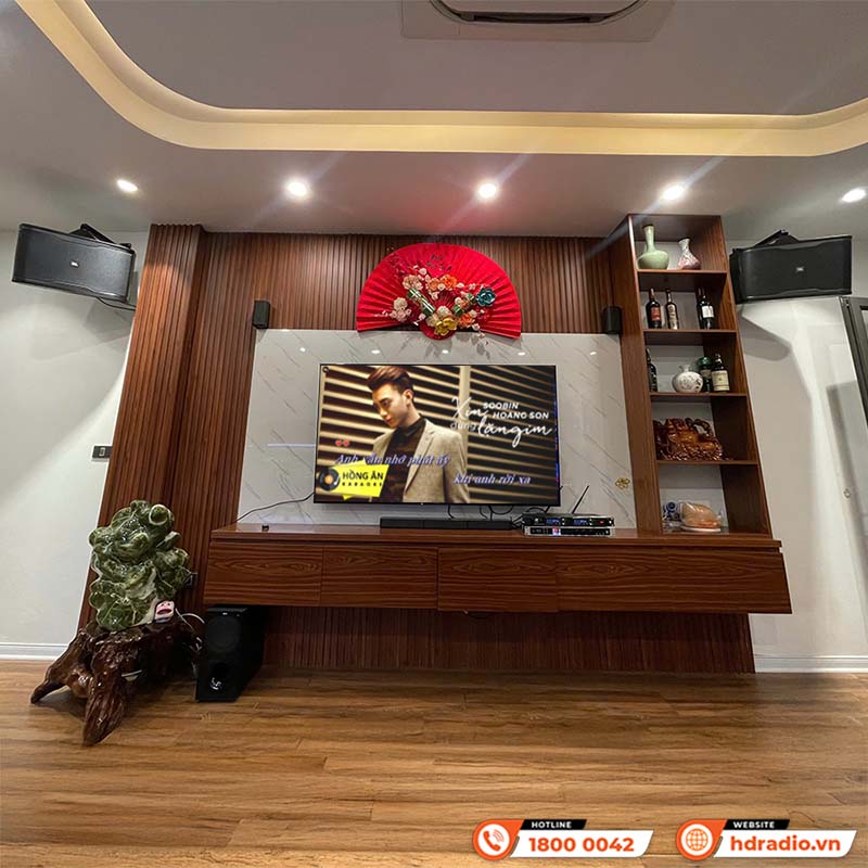 Lắp đặt dàn karaoke JBL GD75 cho anh Phúc ở Hà Nội