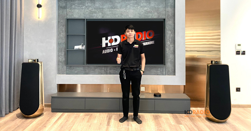 Lắp cặp loa đứng Hi-End B&O Beolab 50 Trị Giá 1,5 tỷ cho 1 khách hàng tại Đông Anh