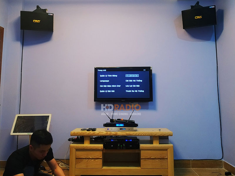 Setup dàn karaoke gia đình anh Quang ở Bình Thạnh, TP Hồ Chí Minh