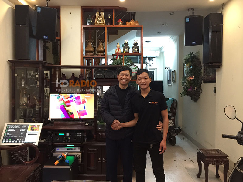 Setup dàn karaoke gia đình Vip Chú Sỹ ở Định Công, Hà Nội
