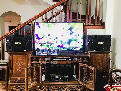 Lắp đặt trọn bộ dàn karaoke gia đình cho chú Cải, tại Đan Phượng, Hà Nội