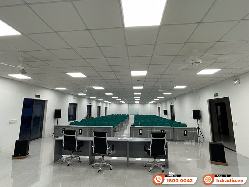 Hệ thống Âm thanh thông báo cho Trung tâm sát hạch lái xe ở Long Biên, Hà Nội