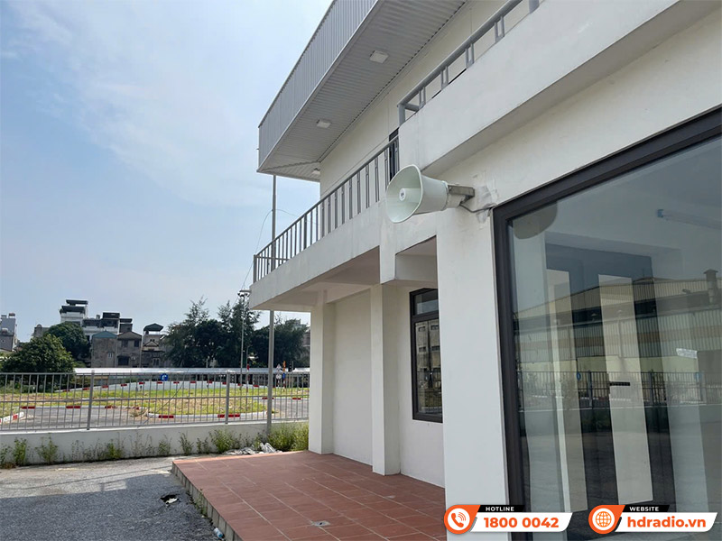 Hệ thống Âm thanh thông báo cho Trung tâm sát hạch lái xe ở Long Biên, Hà Nội