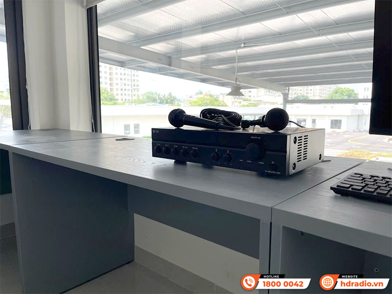 Hệ thống Âm thanh thông báo cho Trung tâm sát hạch lái xe ở Long Biên, Hà Nội