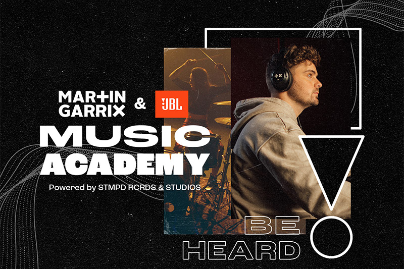 Hãng JBL đồng hành cùng Martin Garrix cho dự án Học viện âm nhạc Martin Garrix & JBL