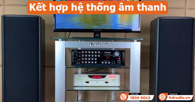 Loa karaoke có cần phải kết hợp với amply riêng không?