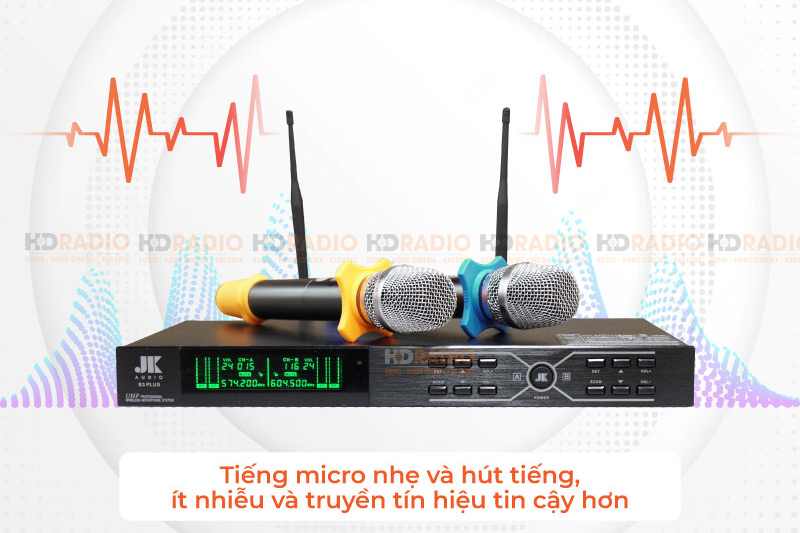 Ưu điểm của micro karaoke không dây