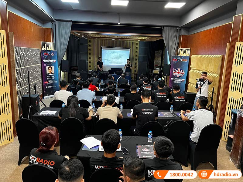 HDRadio & PGI & Wharfedale kết hợp tổ chức Workshop Wharfedale Pro Master Class 2023