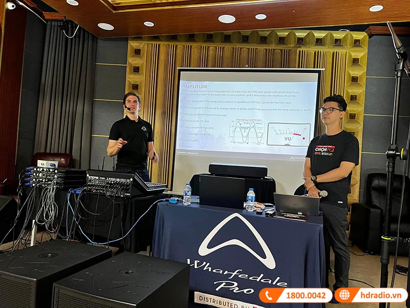 HDRadio & PGI & Wharfedale kết hợp tổ chức Workshop Wharfedale Pro Master Class 2023