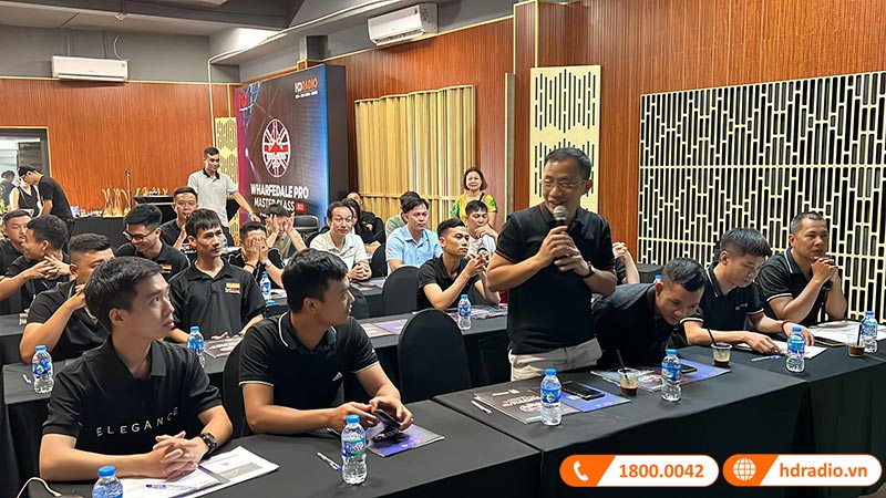 HDRadio & PGI & Wharfedale kết hợp tổ chức Workshop Wharfedale Pro Master Class 2023