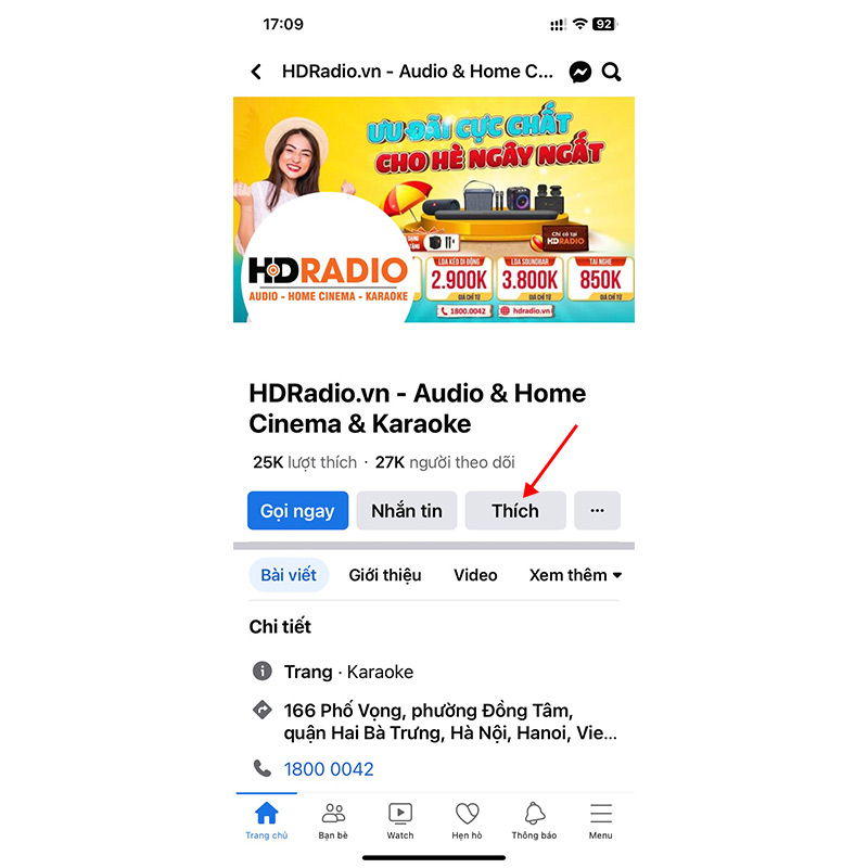 HDRadio tung ra chương trình khuyến mại: Check in, đánh giá nhận ngay ưu đãi