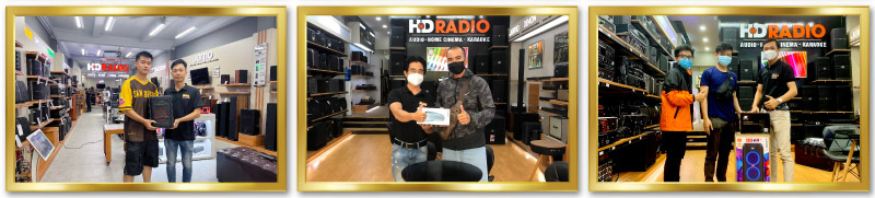 Khách hàng mua sản phẩm tại HDRadio