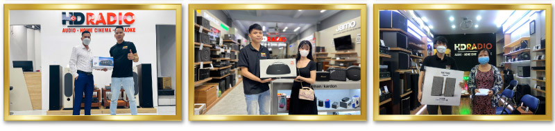 Khách hàng mua sản phẩm tại HDRadio