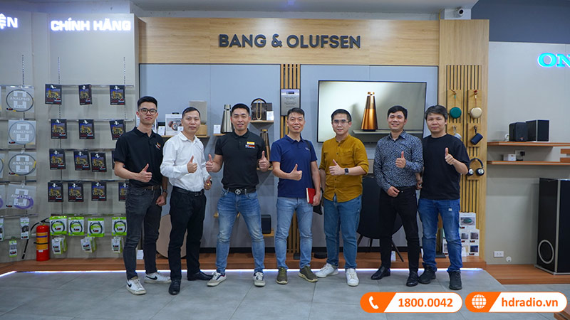 Đoàn đại diện thương hiệu B&O đến thăm và làm việc tại HDRadio