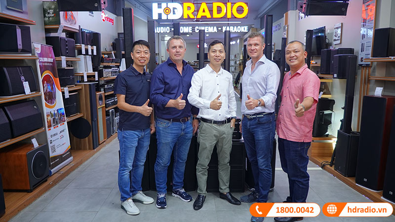 Đoàn đại diện thương hiệu B&O đến thăm và làm việc tại trụ sở HDRadio