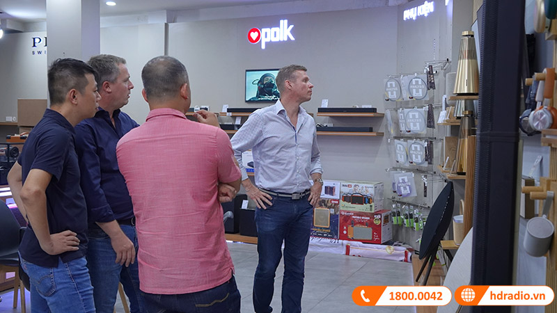 Đoàn đại diện thương hiệu B&O đến thăm và làm việc tại trụ sở HDRadio