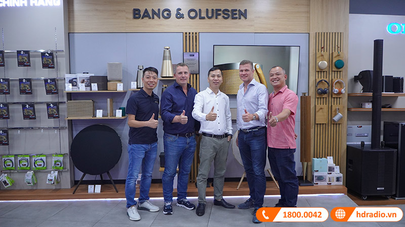 Đoàn đại diện thương hiệu B&O đến thăm và làm việc tại trụ sở HDRadio